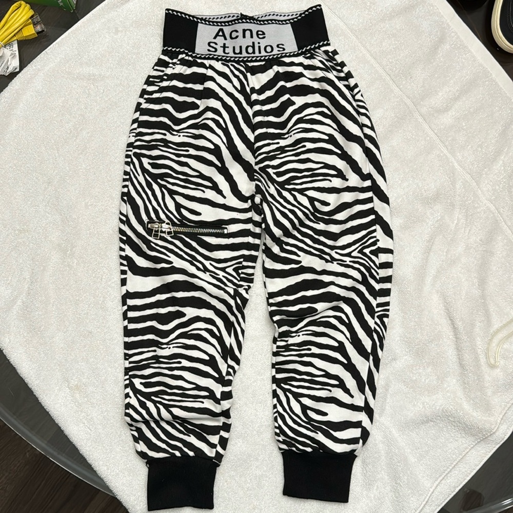 Girls 6-7 Acne Studios Pants zebra print